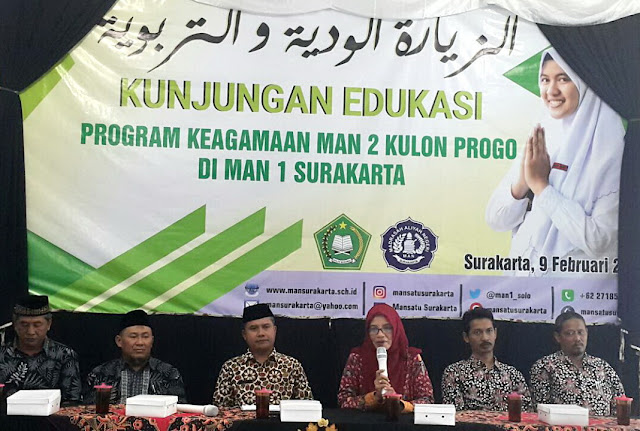 KUNJUNGAN EDUKASI DARI MAN 2 KULON PROGO