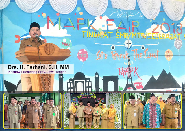 MAPK FAIR 2018 BERSAMA KAKANWIL KEMENAG PROV. JATENG